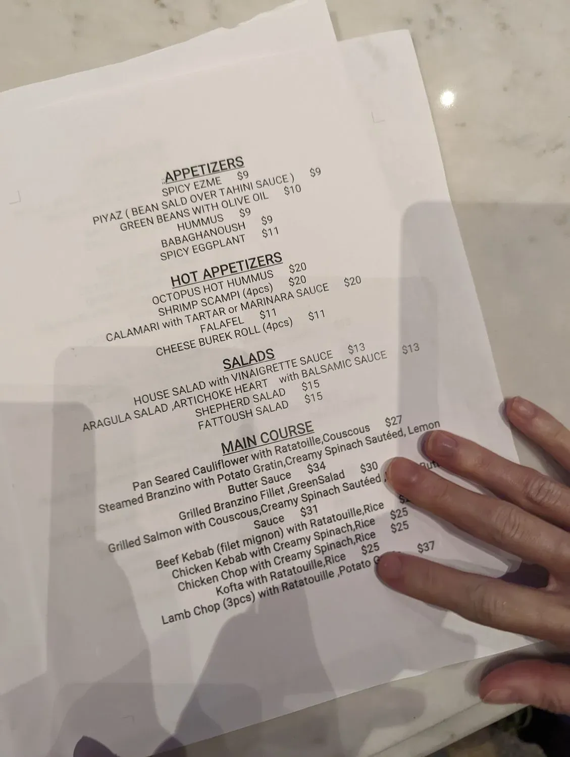 Menu 2