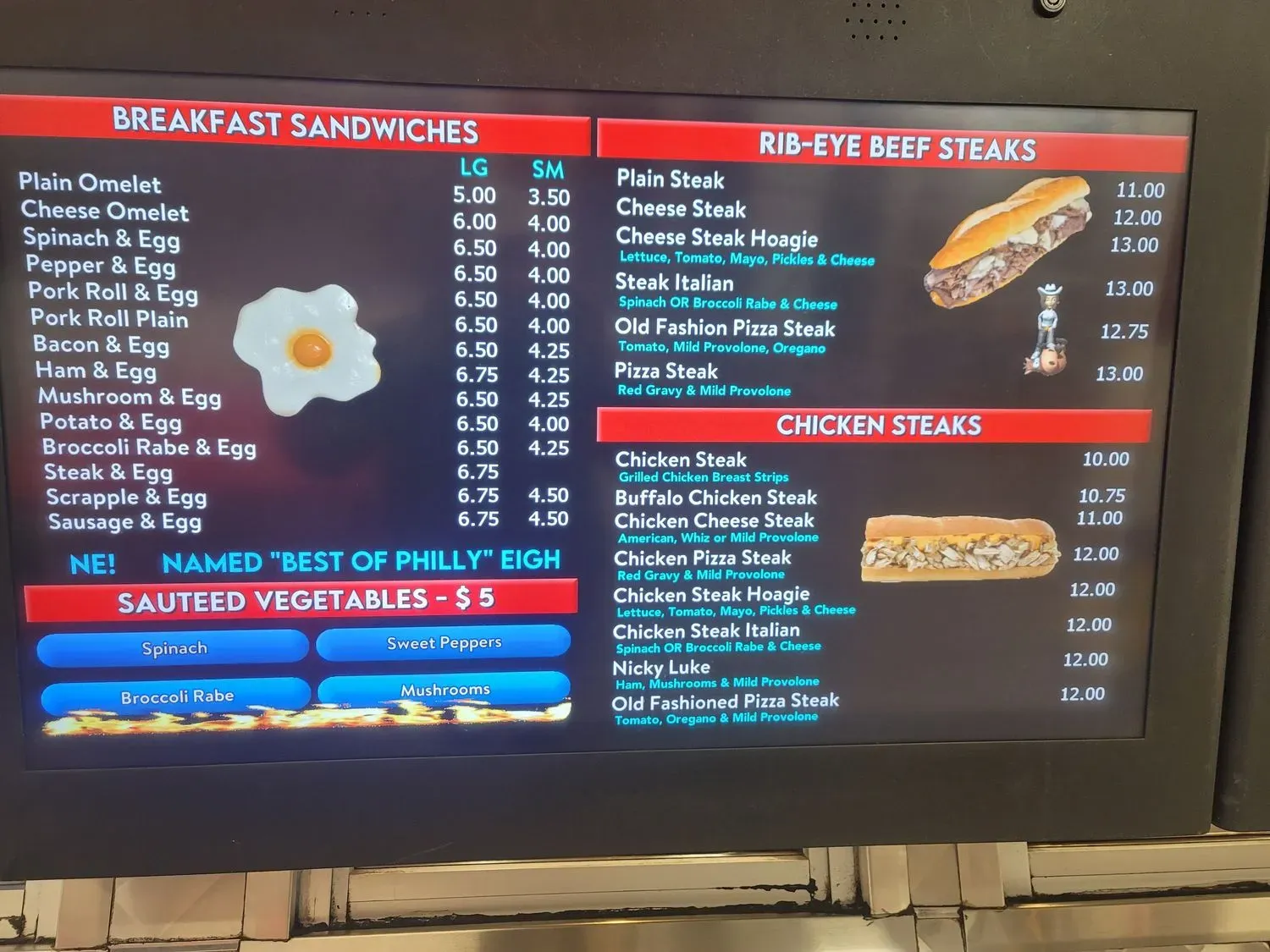 Menu 4