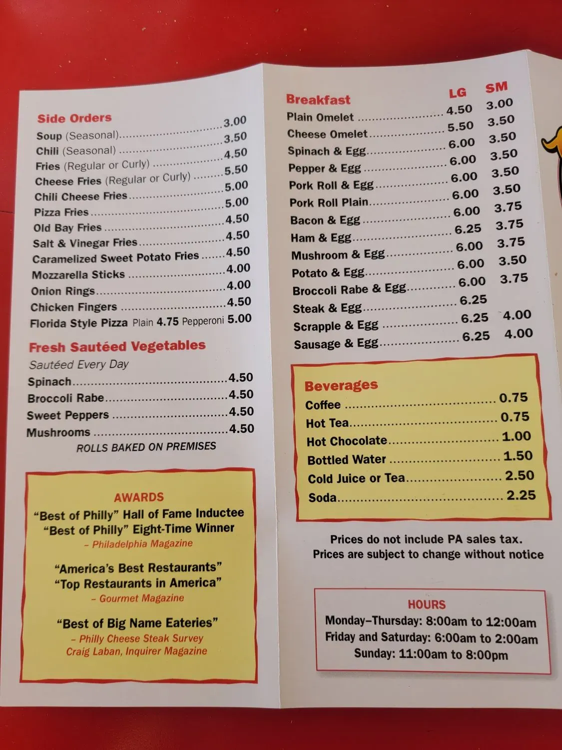 Menu 2