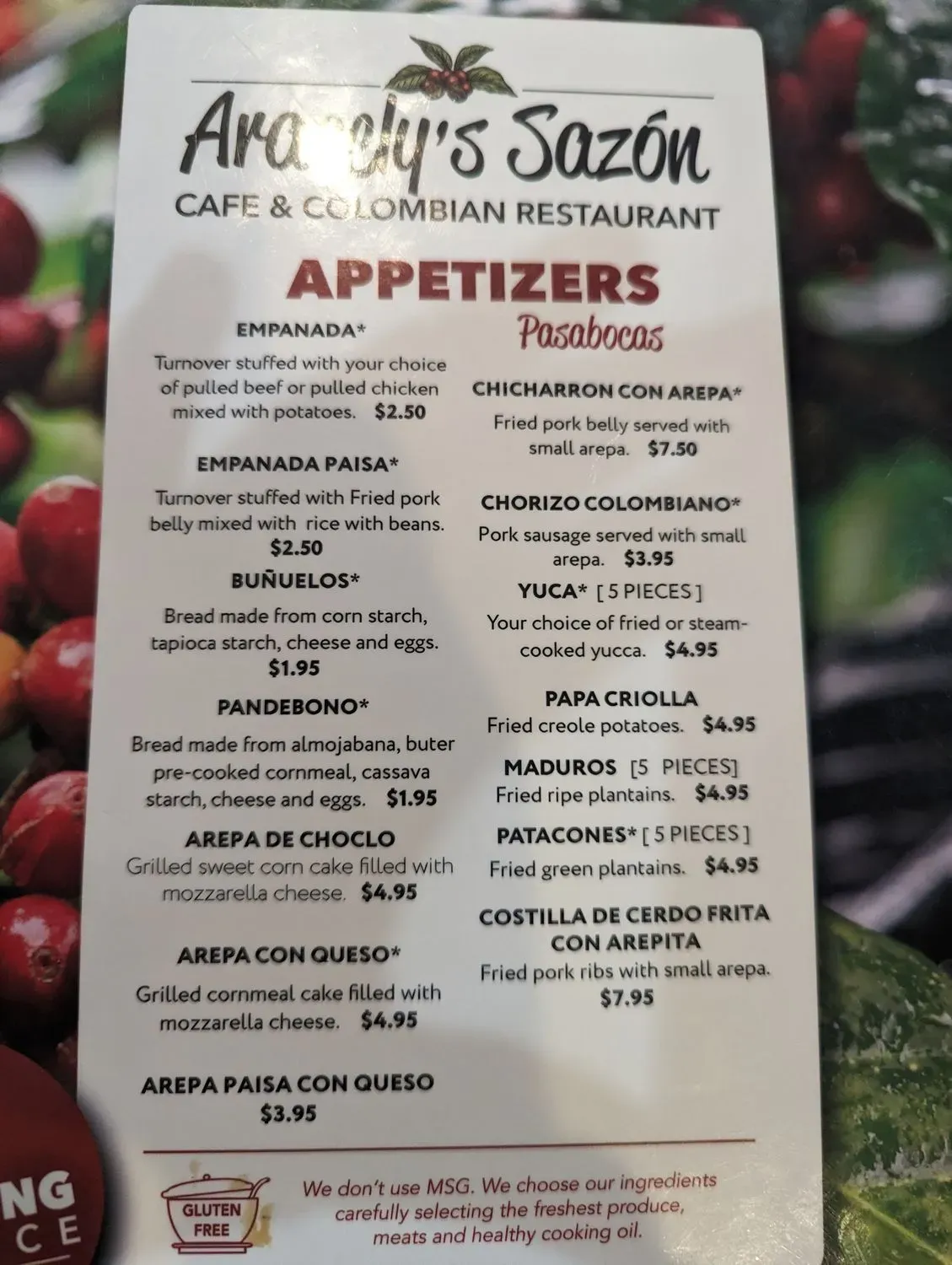 Menu 4