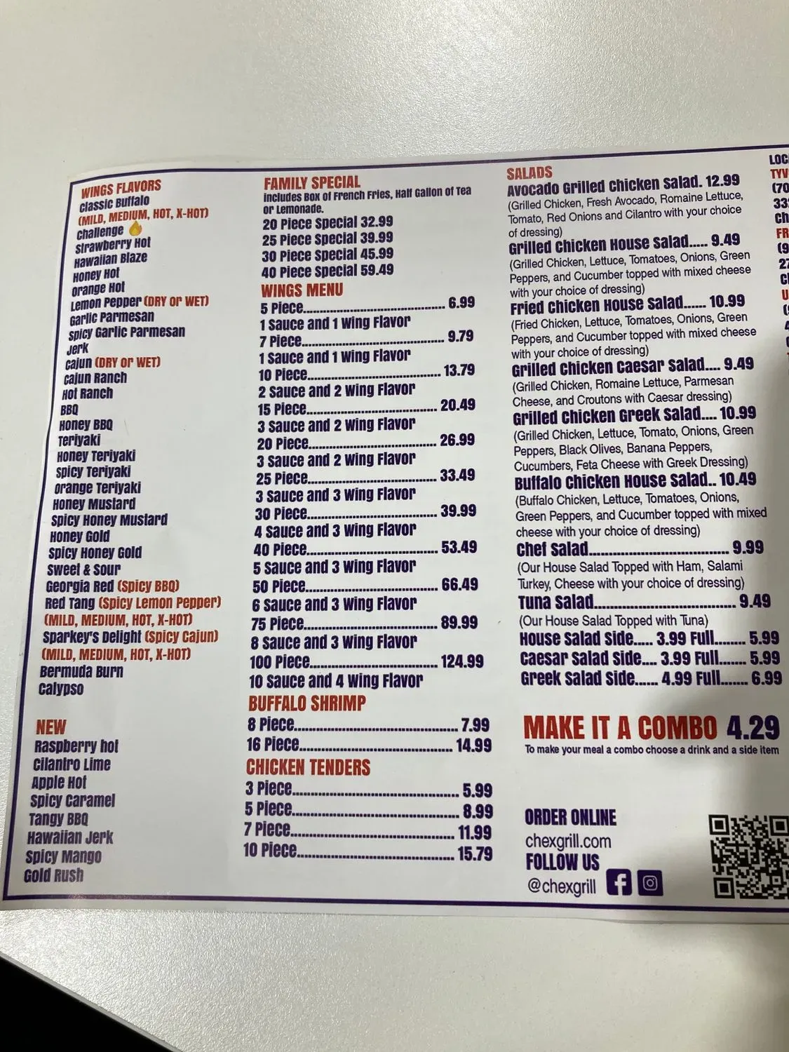 Menu 4