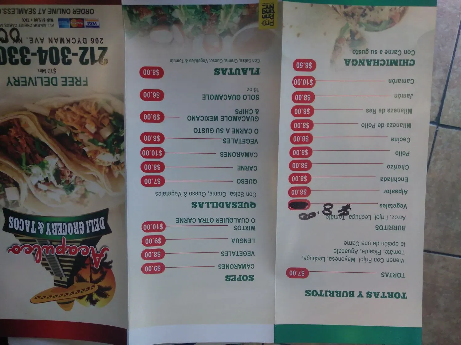 Menu 4