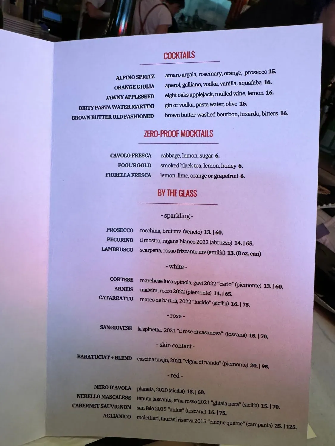 Menu 5