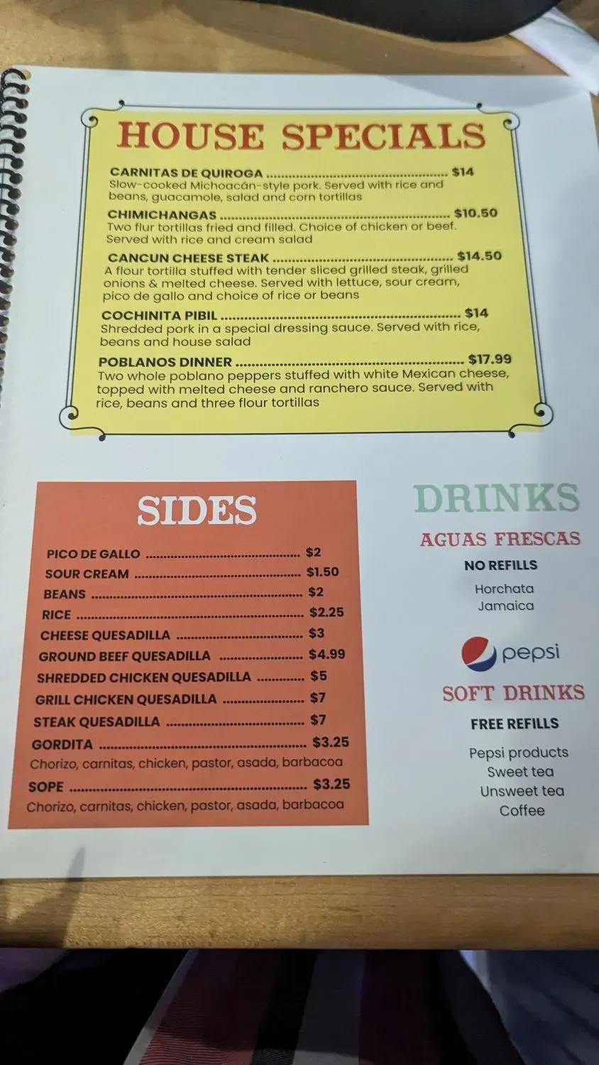 Menu 4