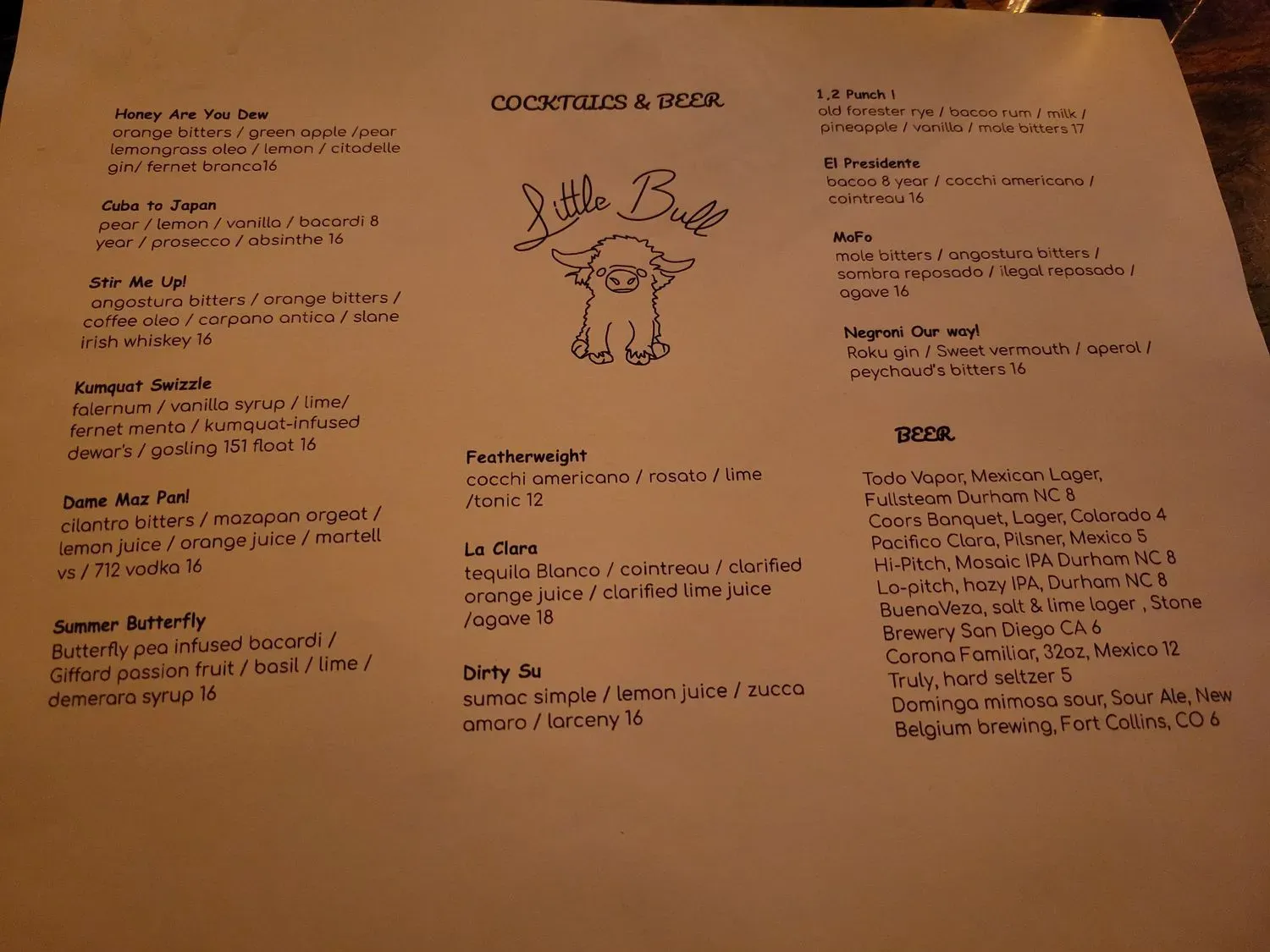 Menu 4