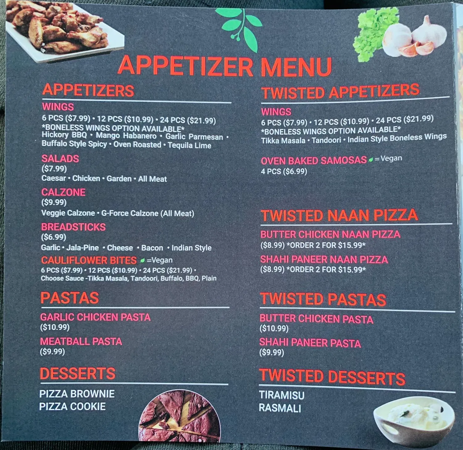 Menu 2