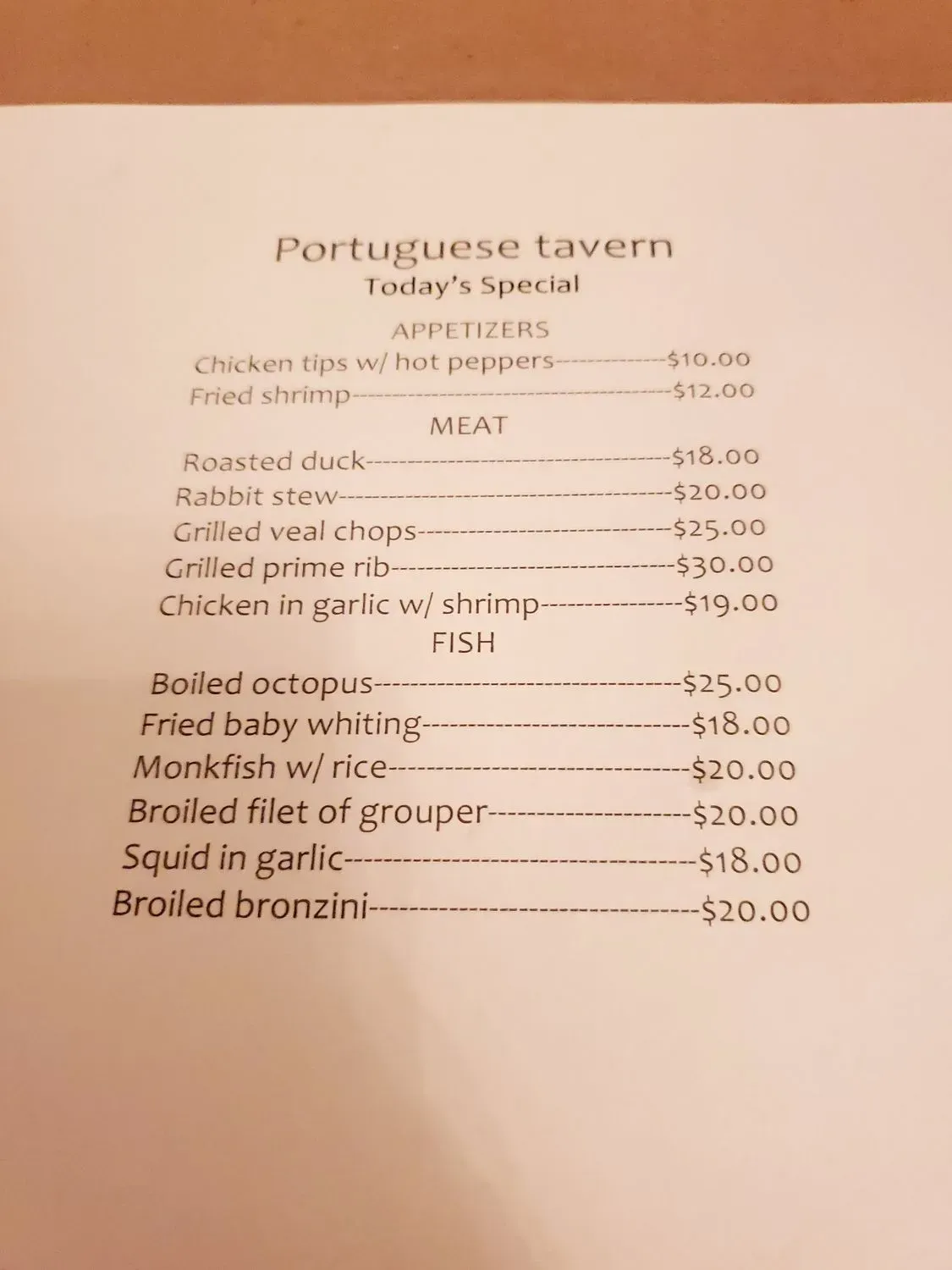 Menu 3