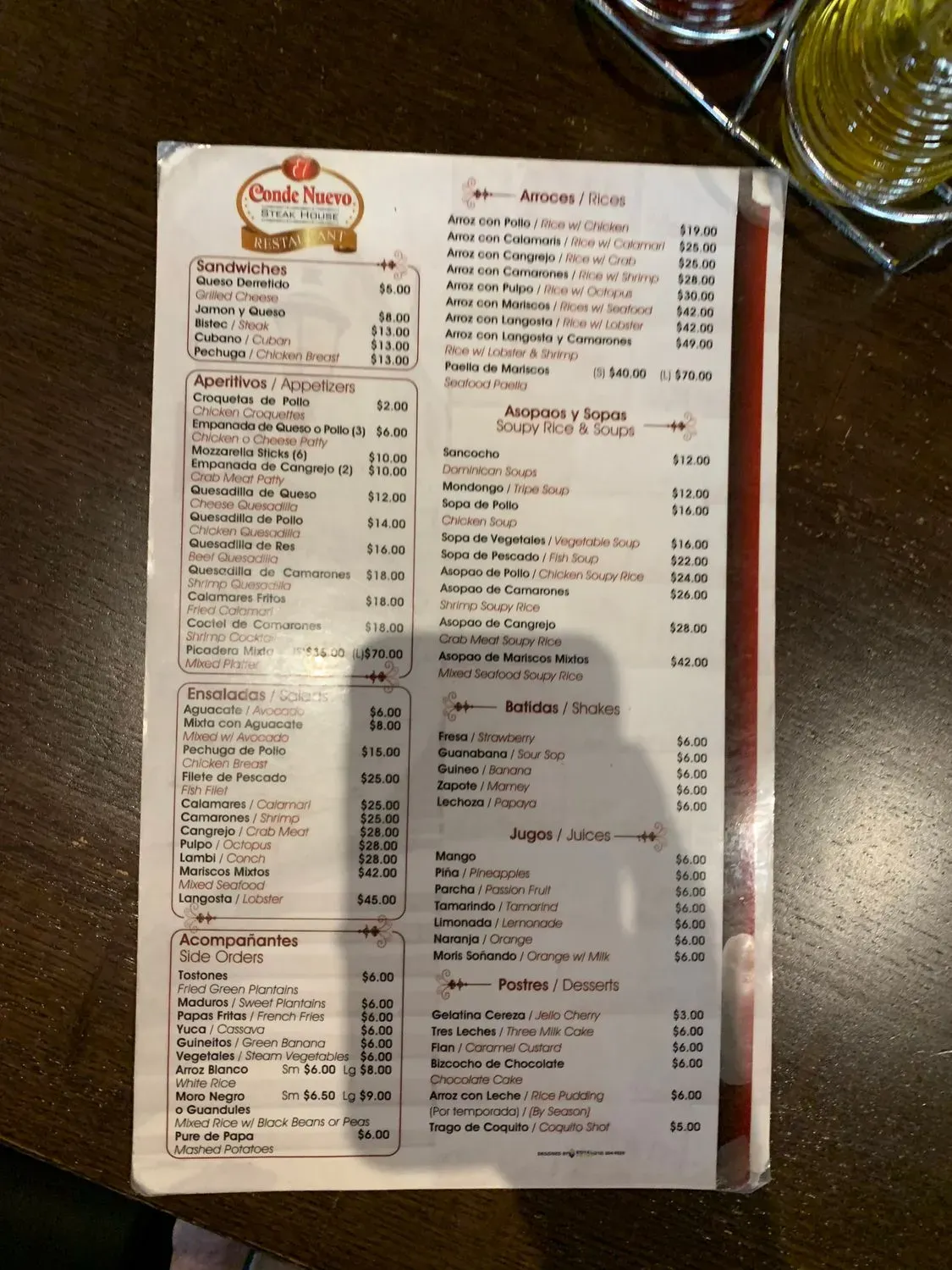 Menu 4