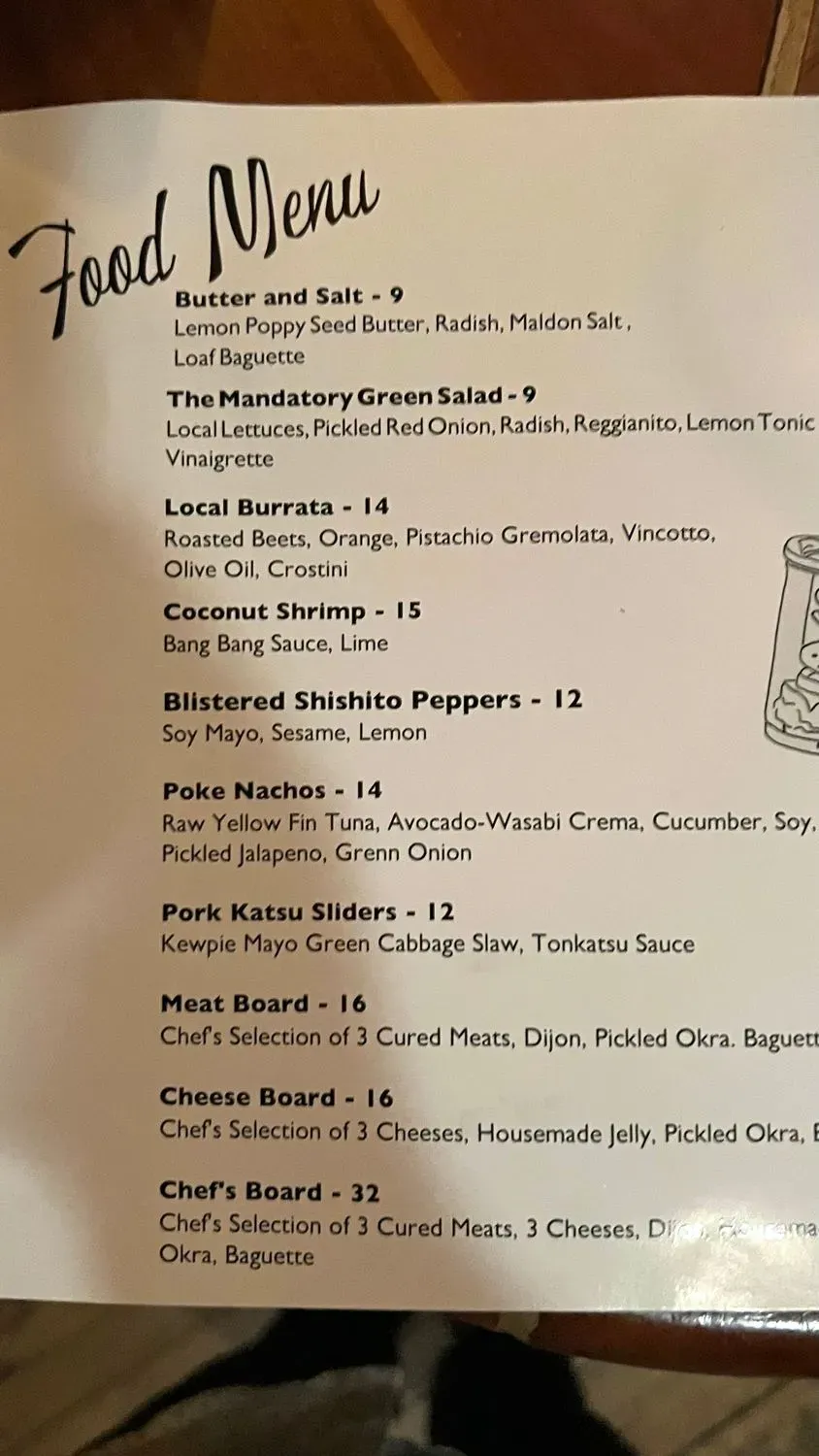 Menu 5