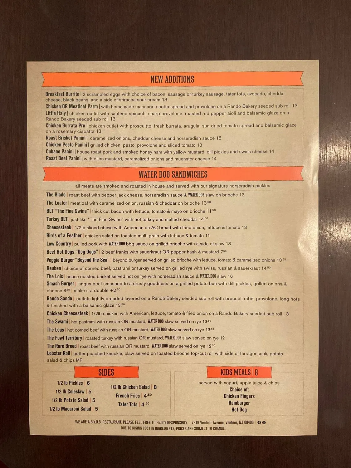 Menu 3