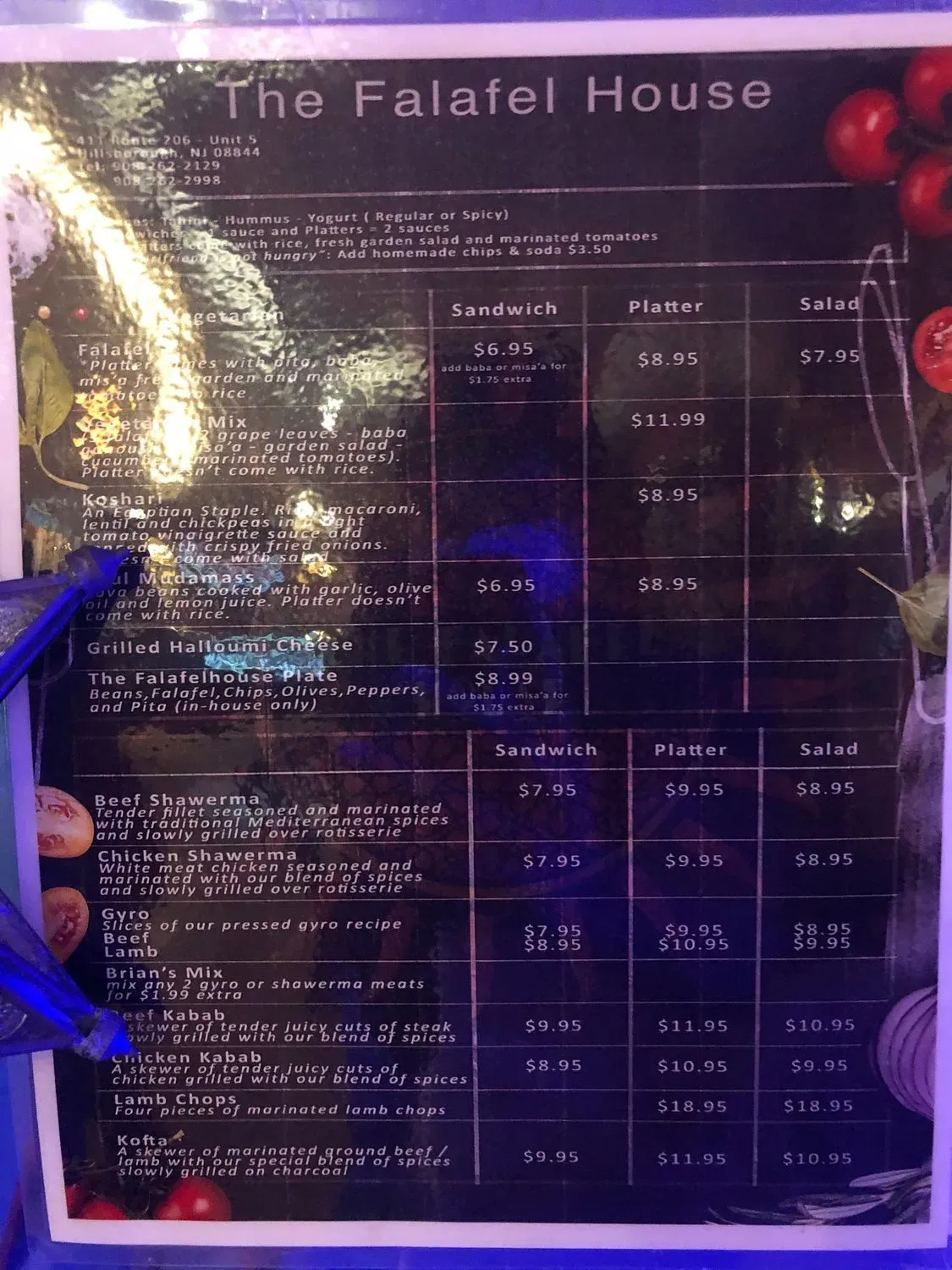 Menu 6