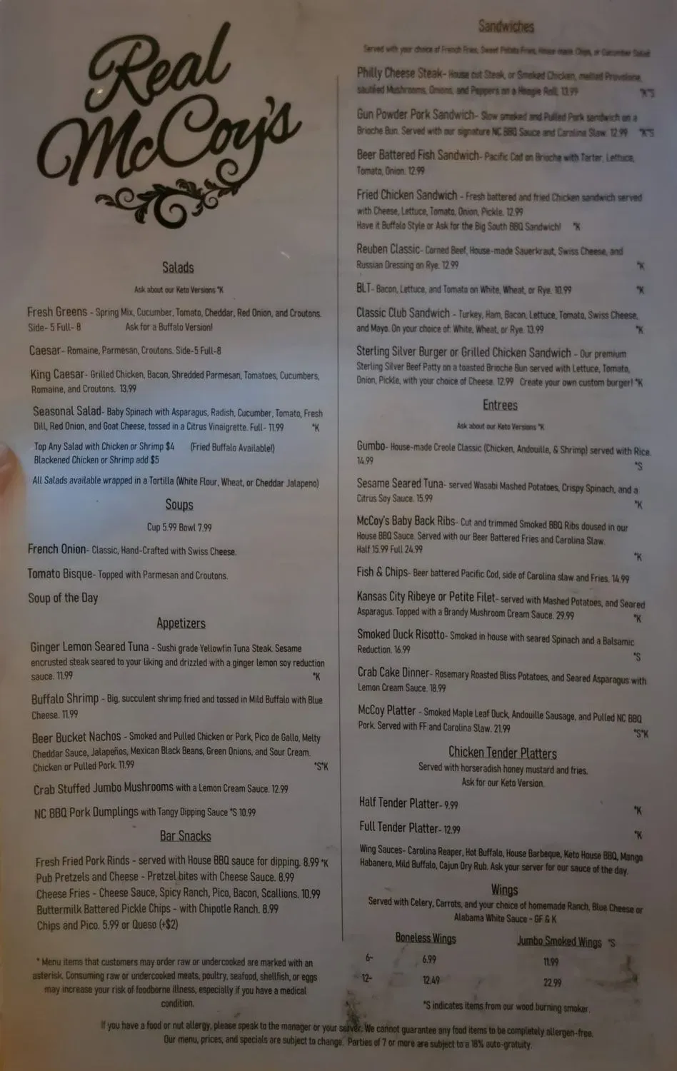 Menu 4