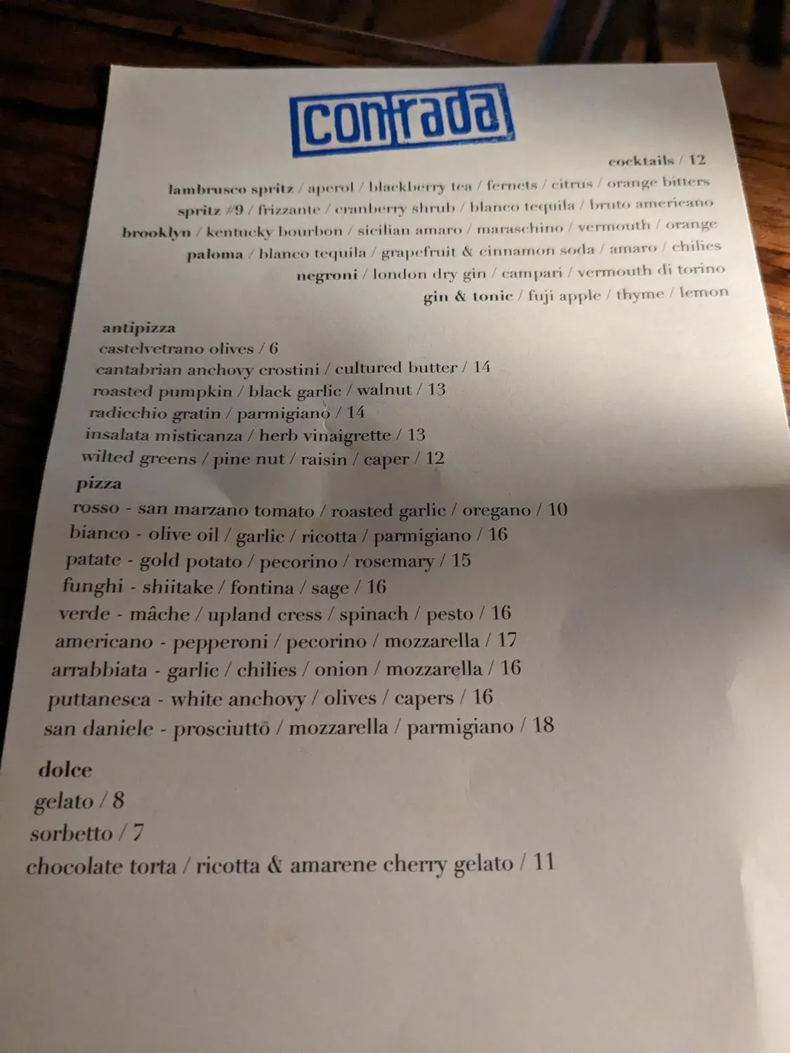 Menu 2