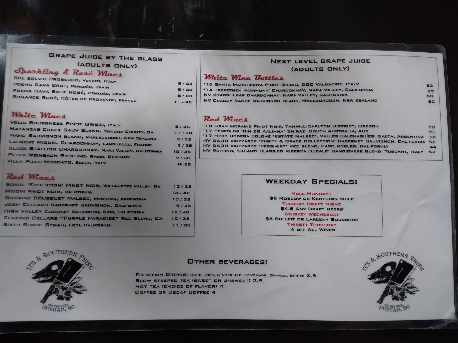 Menu 3