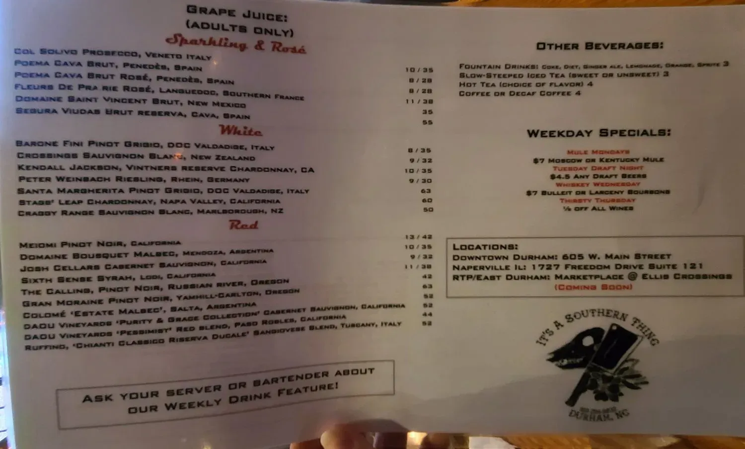 Menu 2