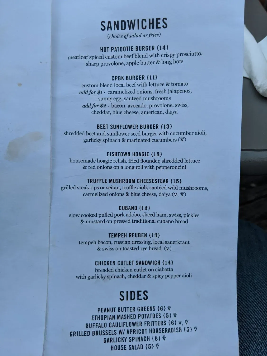 Menu 2