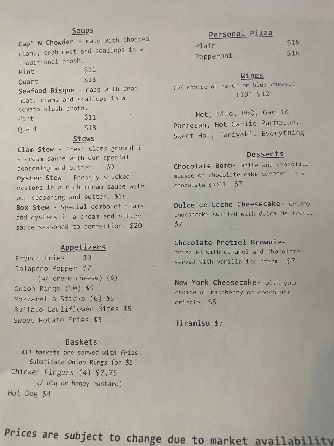 Menu 2