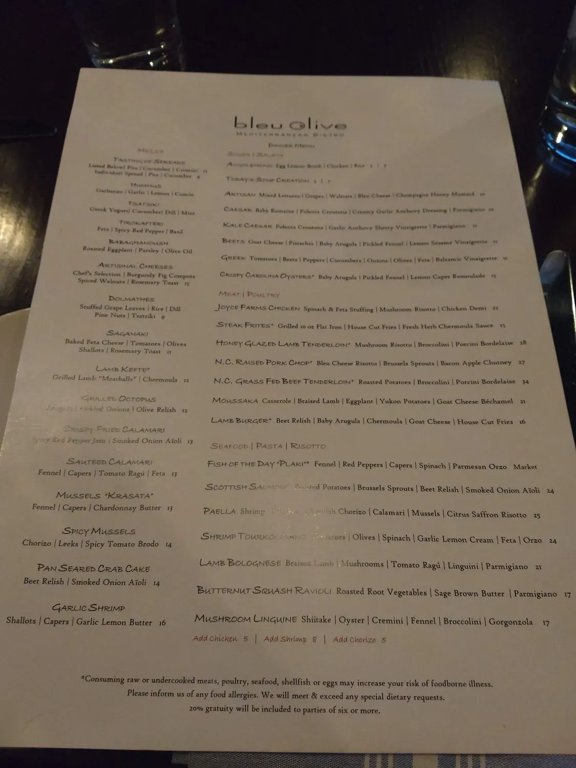 Menu 6