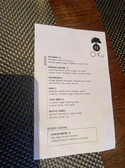 Menu 5