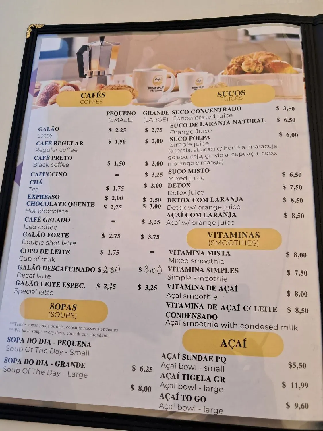 Menu 3