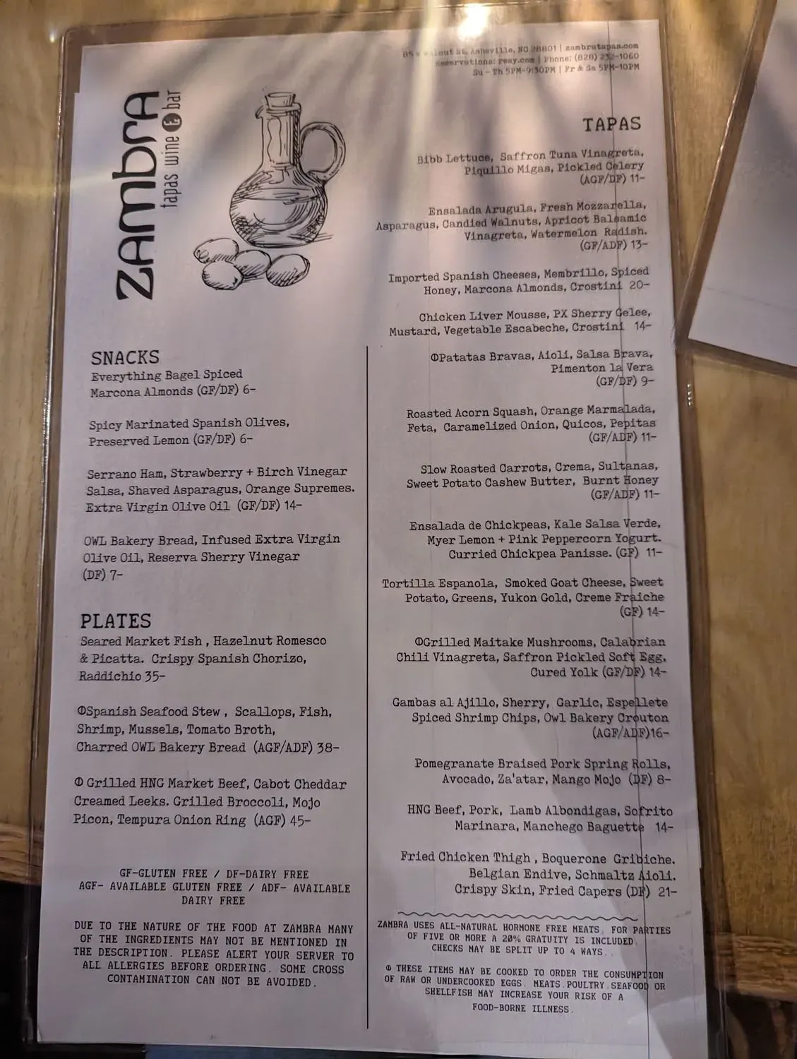 Menu 6