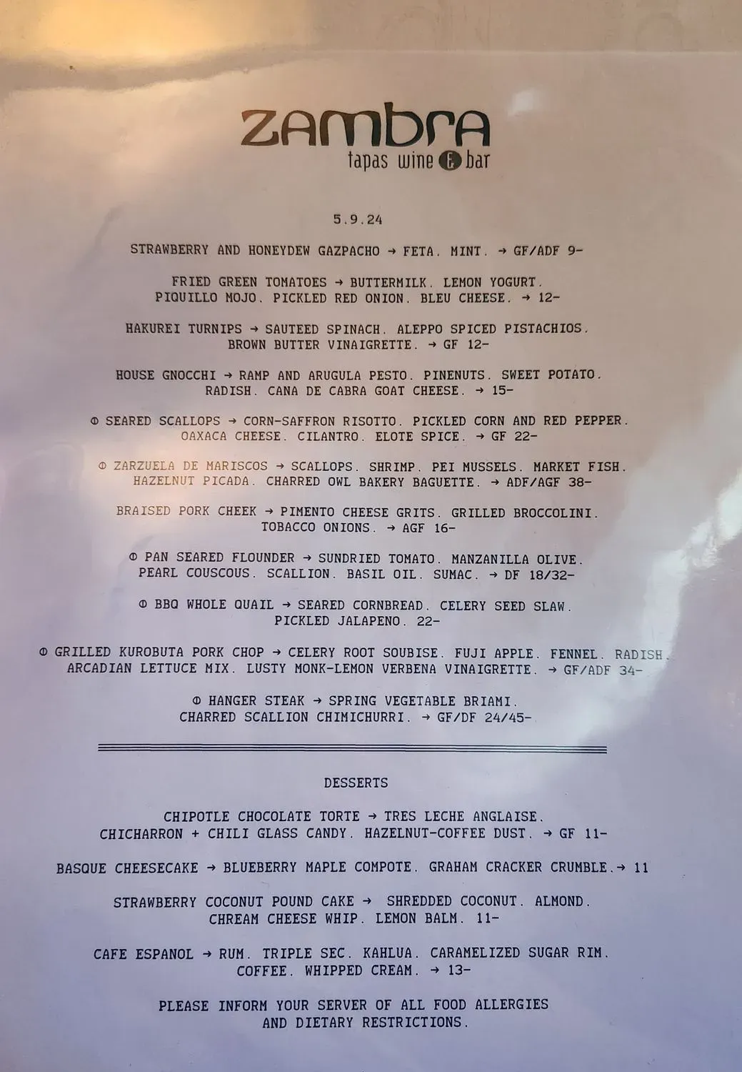 Menu 2