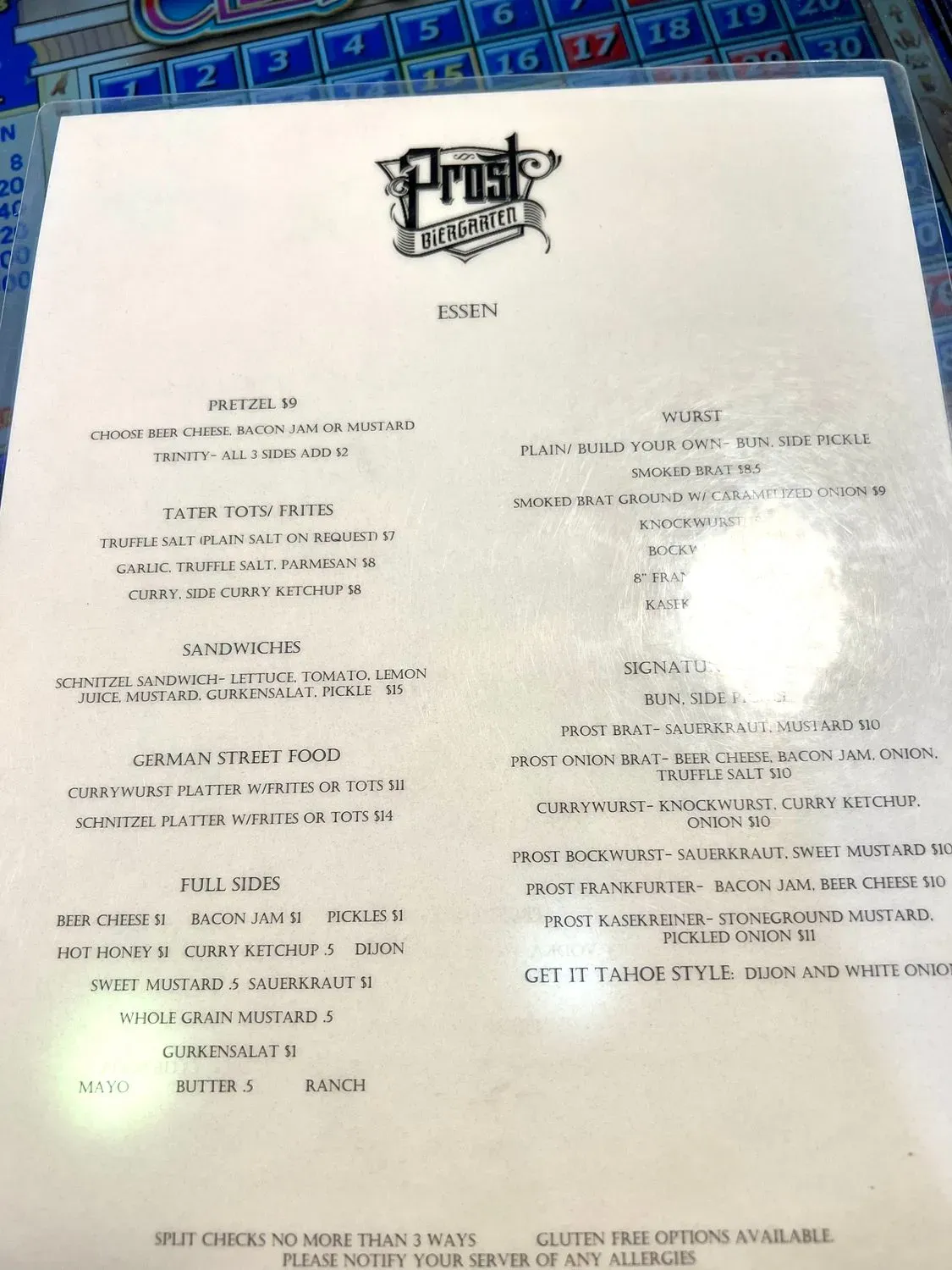 Menu 6