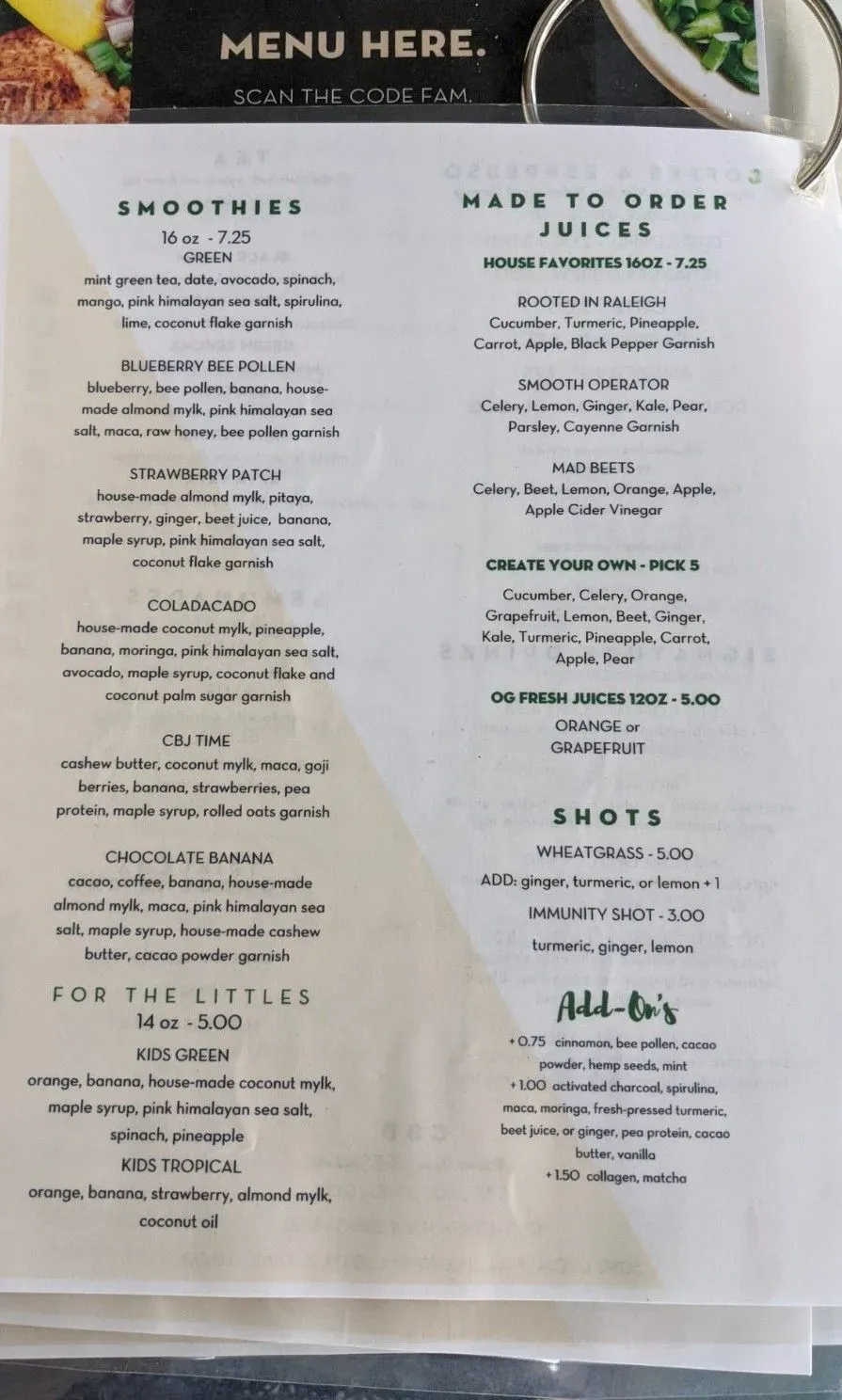 Menu 3