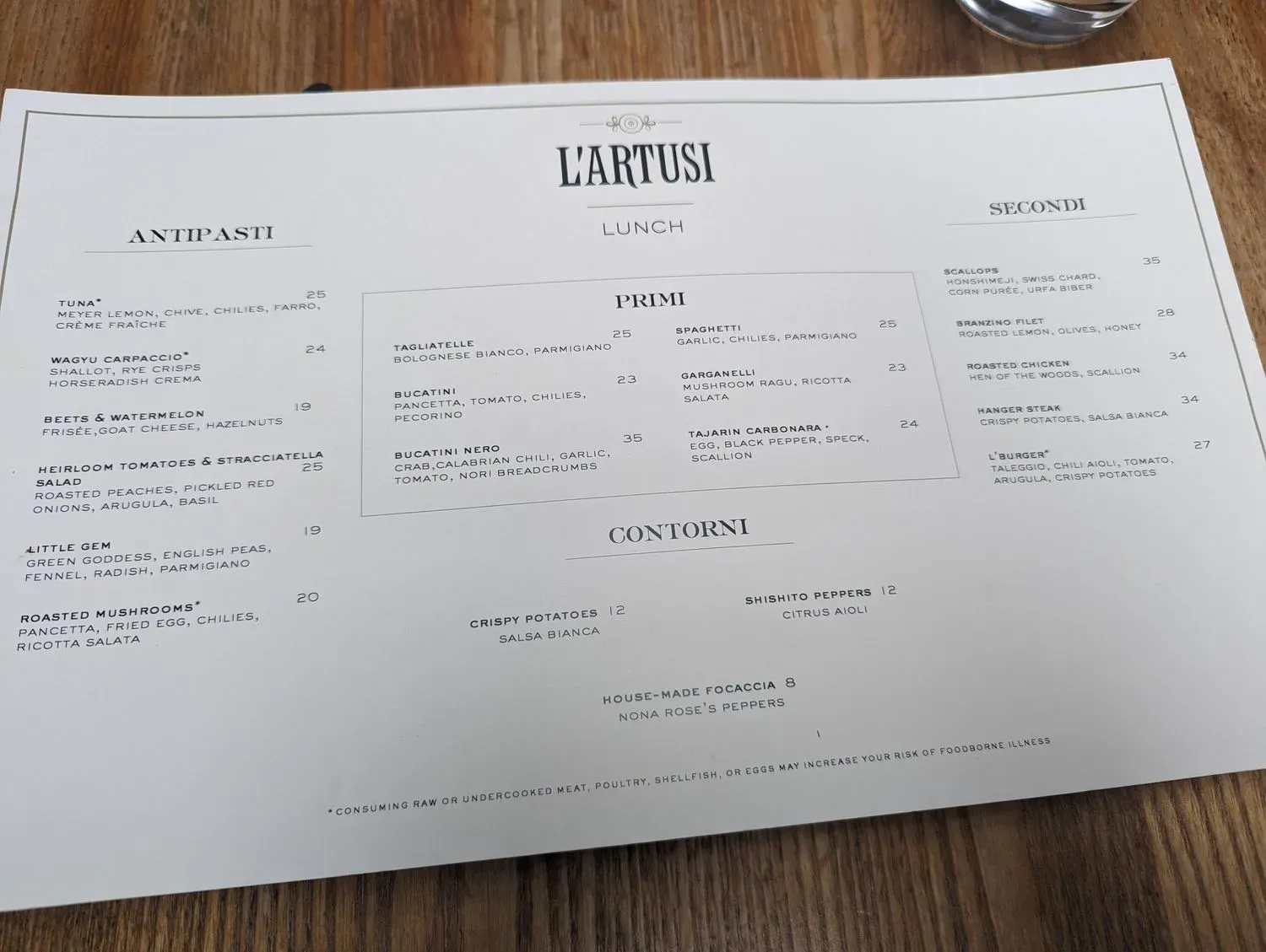 Menu 5