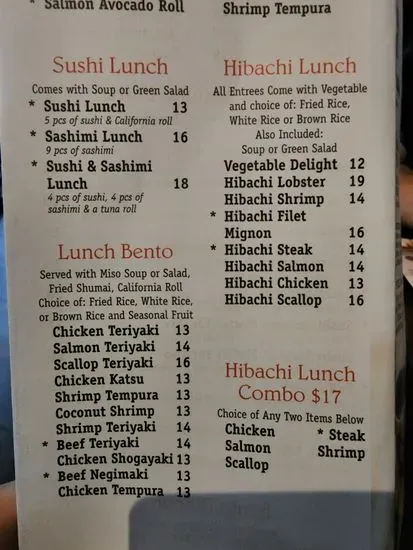 Menu 2