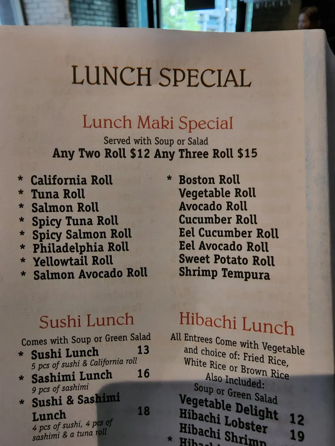 Menu 6