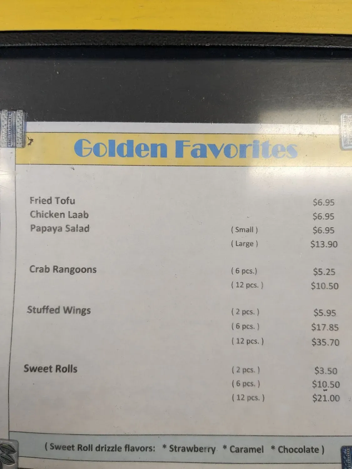 Menu 6