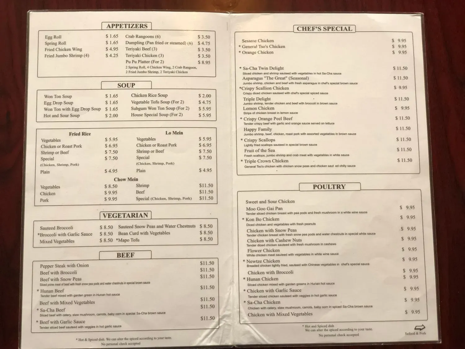 Menu 4