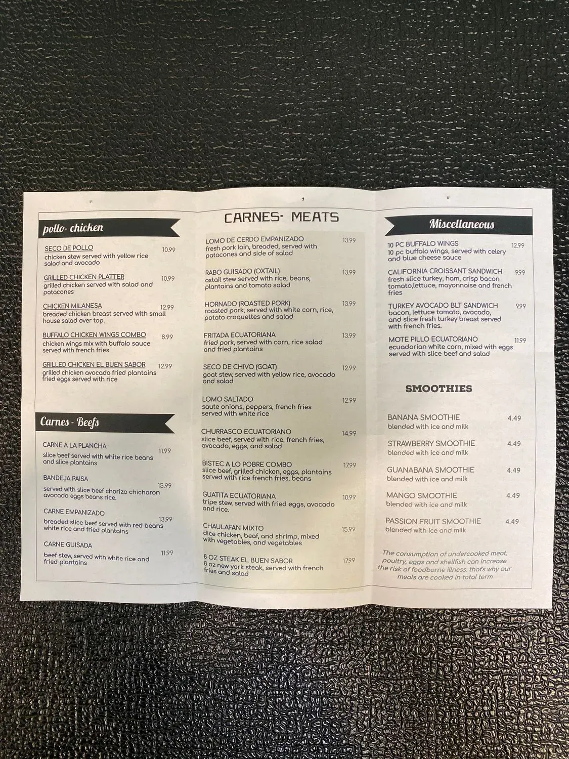 Menu 2