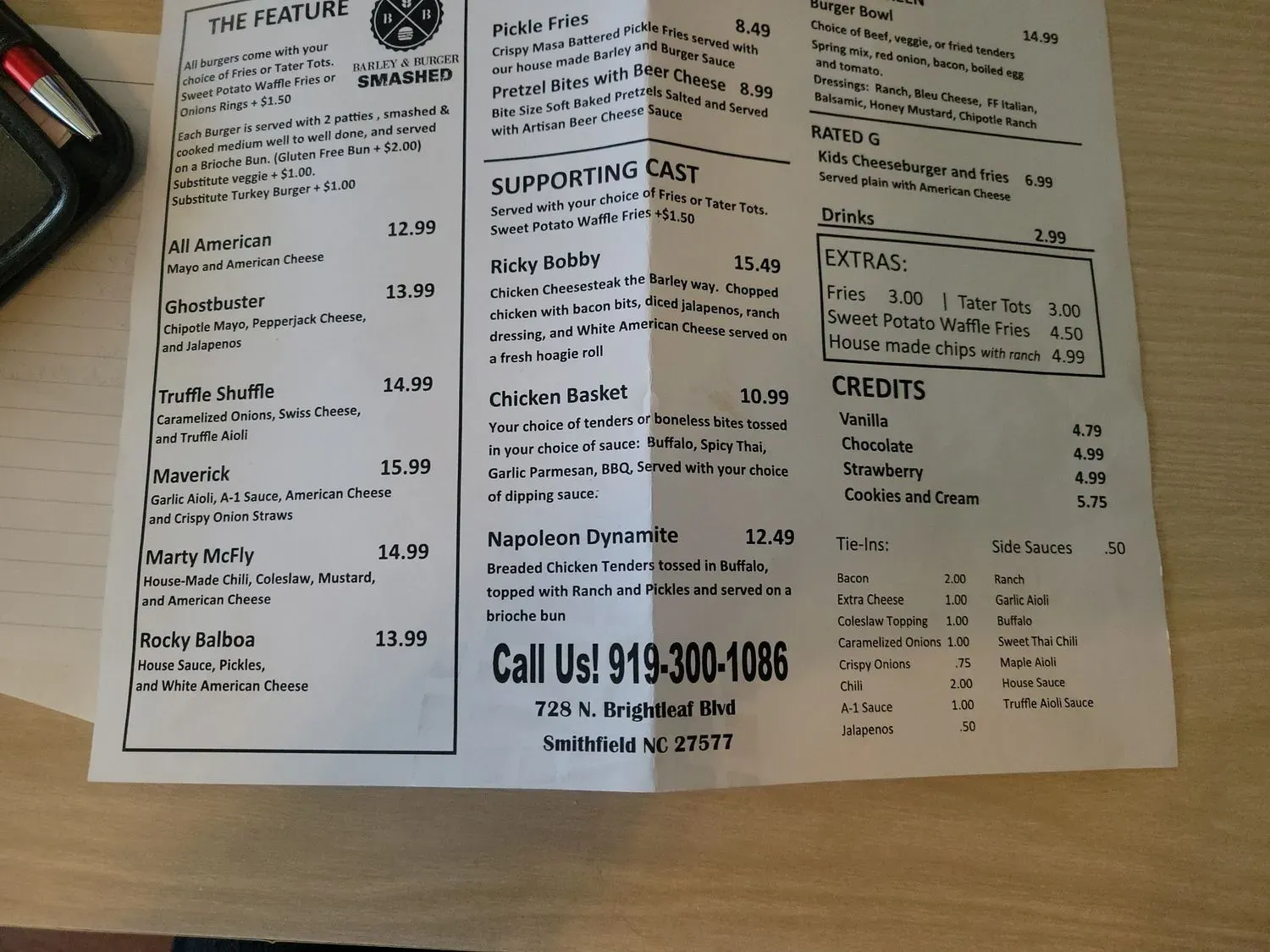 Menu 3