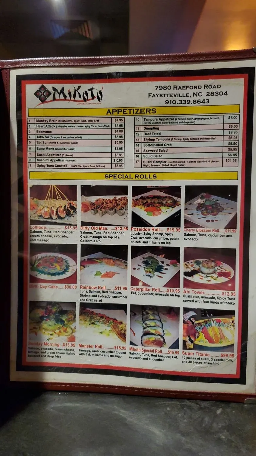 Menu 6