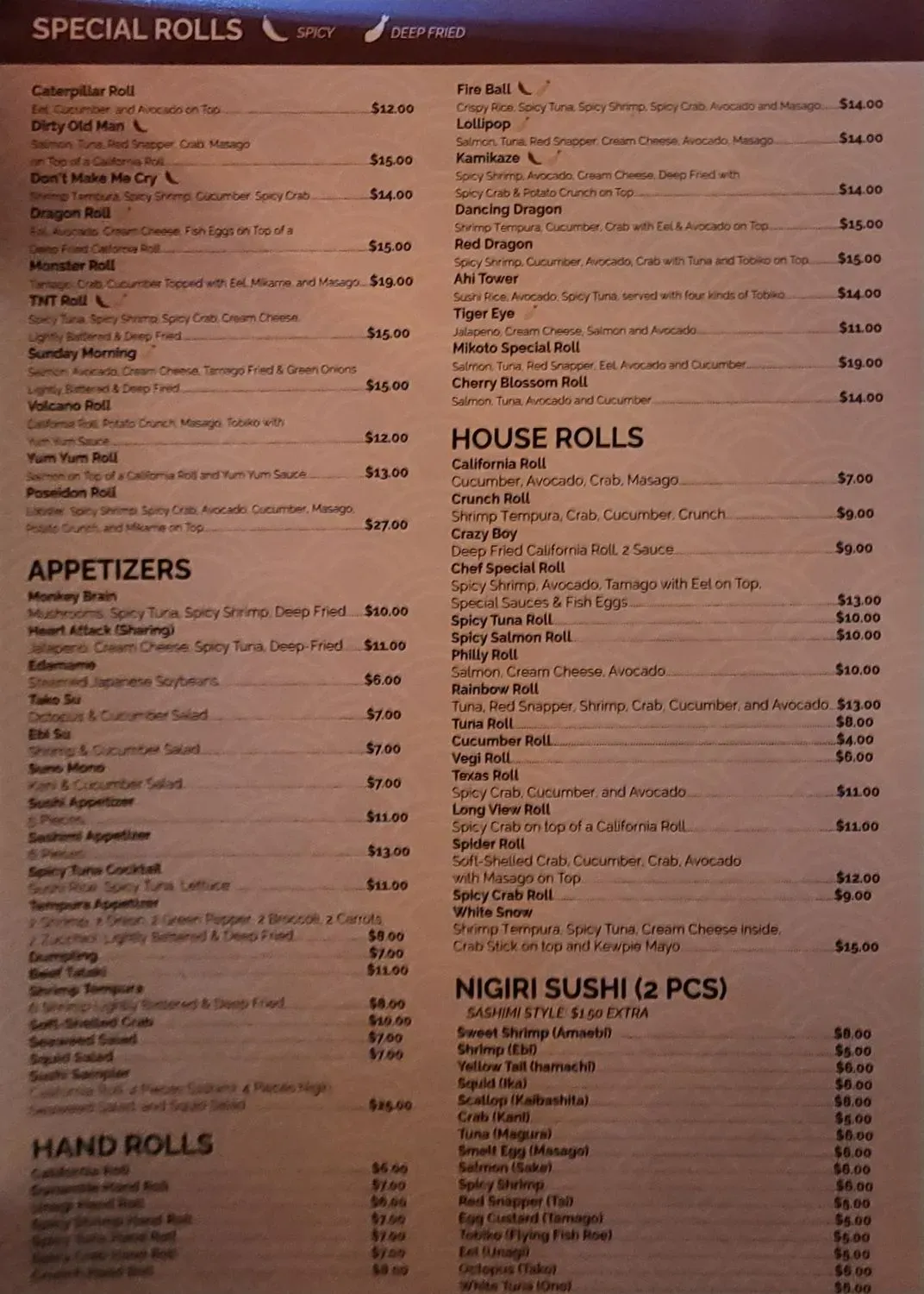 Menu 3