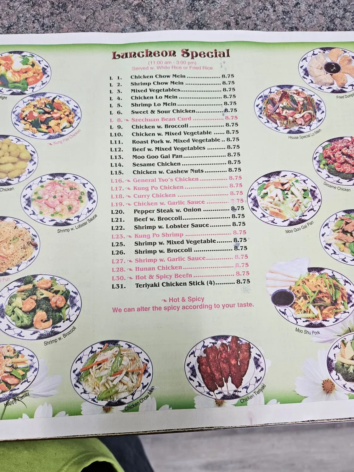 Menu 3