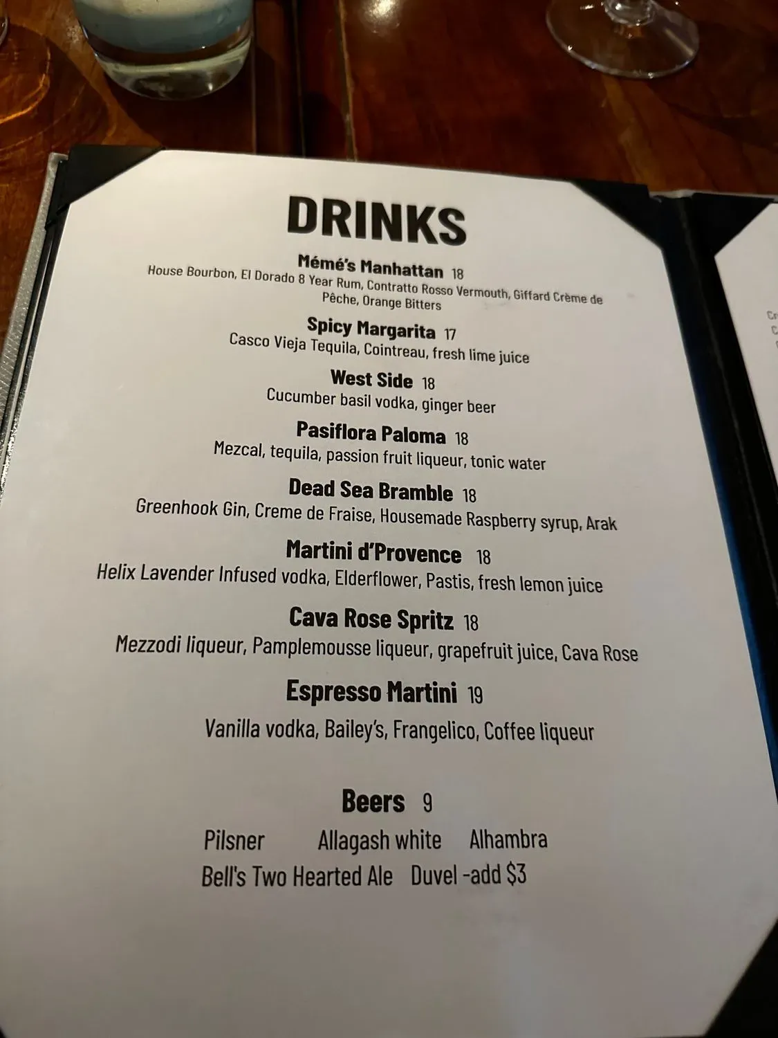 Menu 6