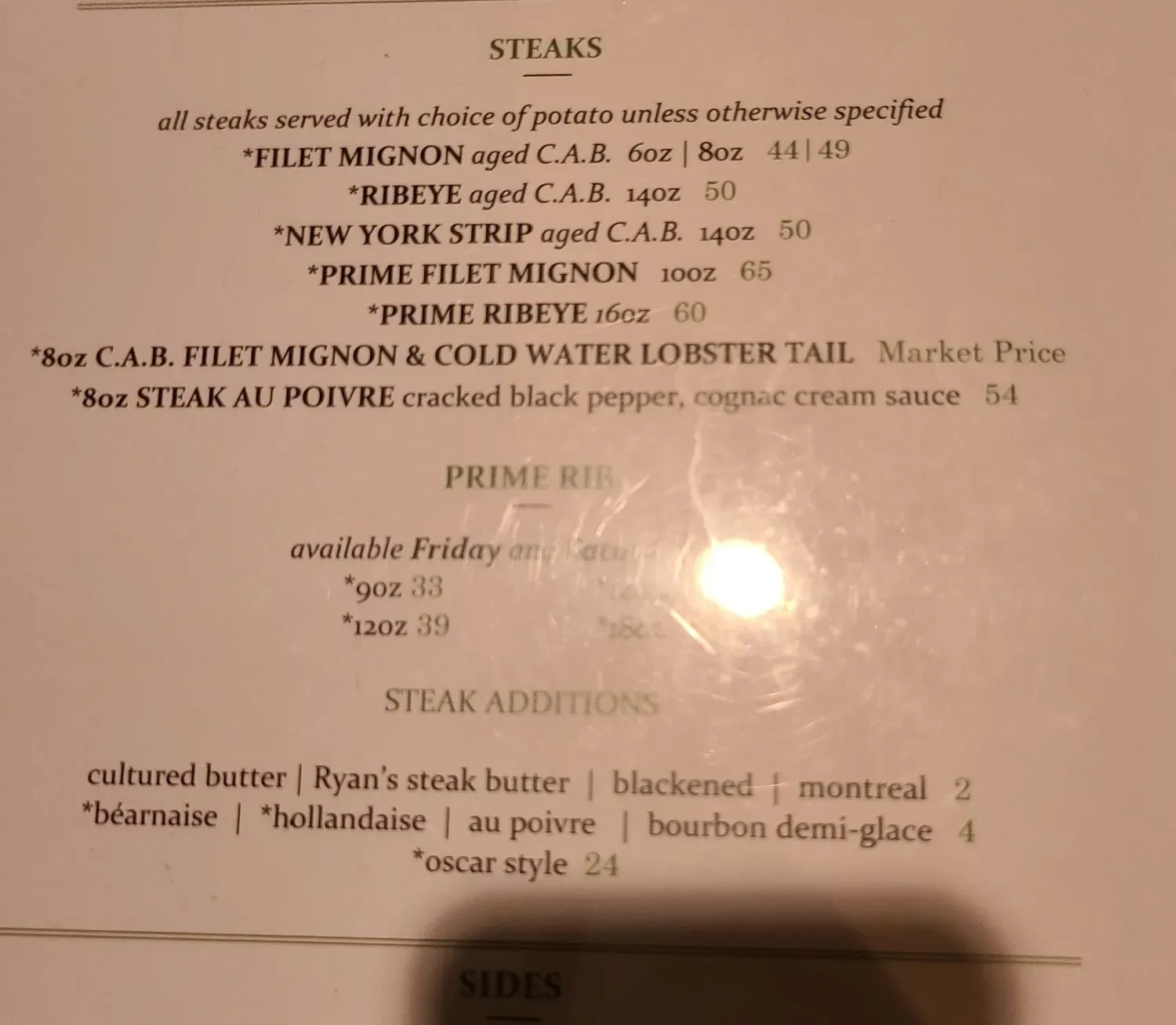 Menu 5