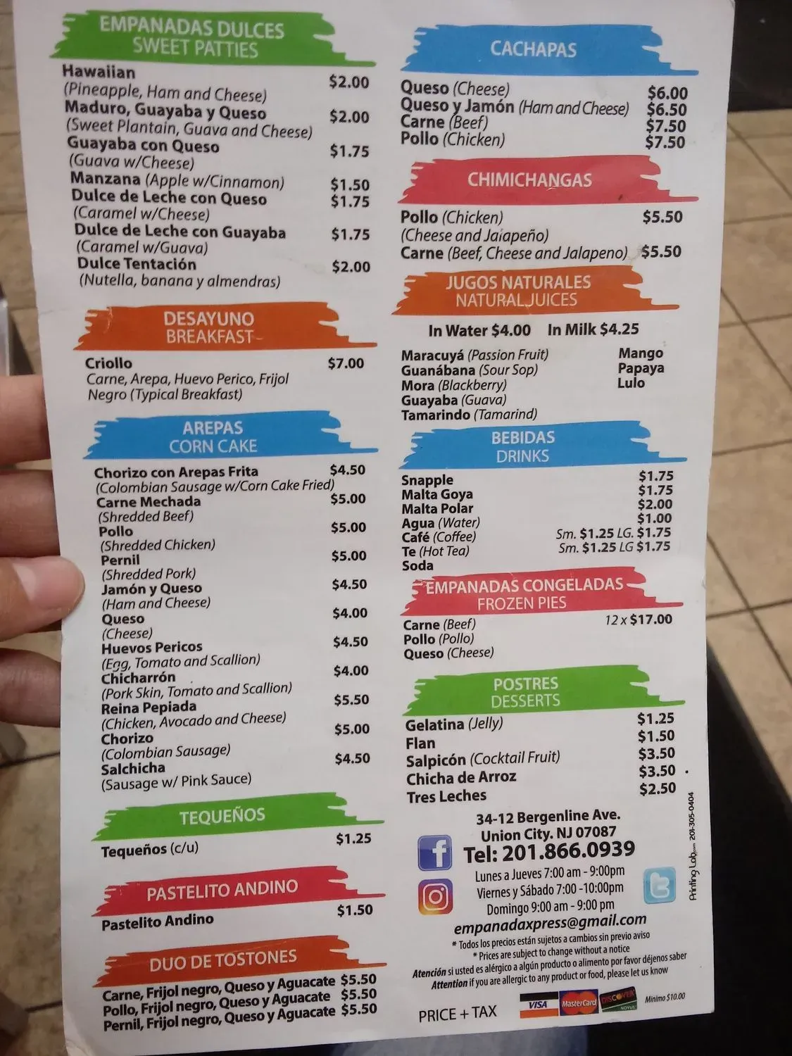 Menu 2