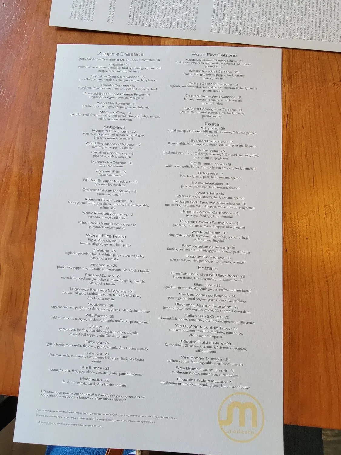 Menu 5