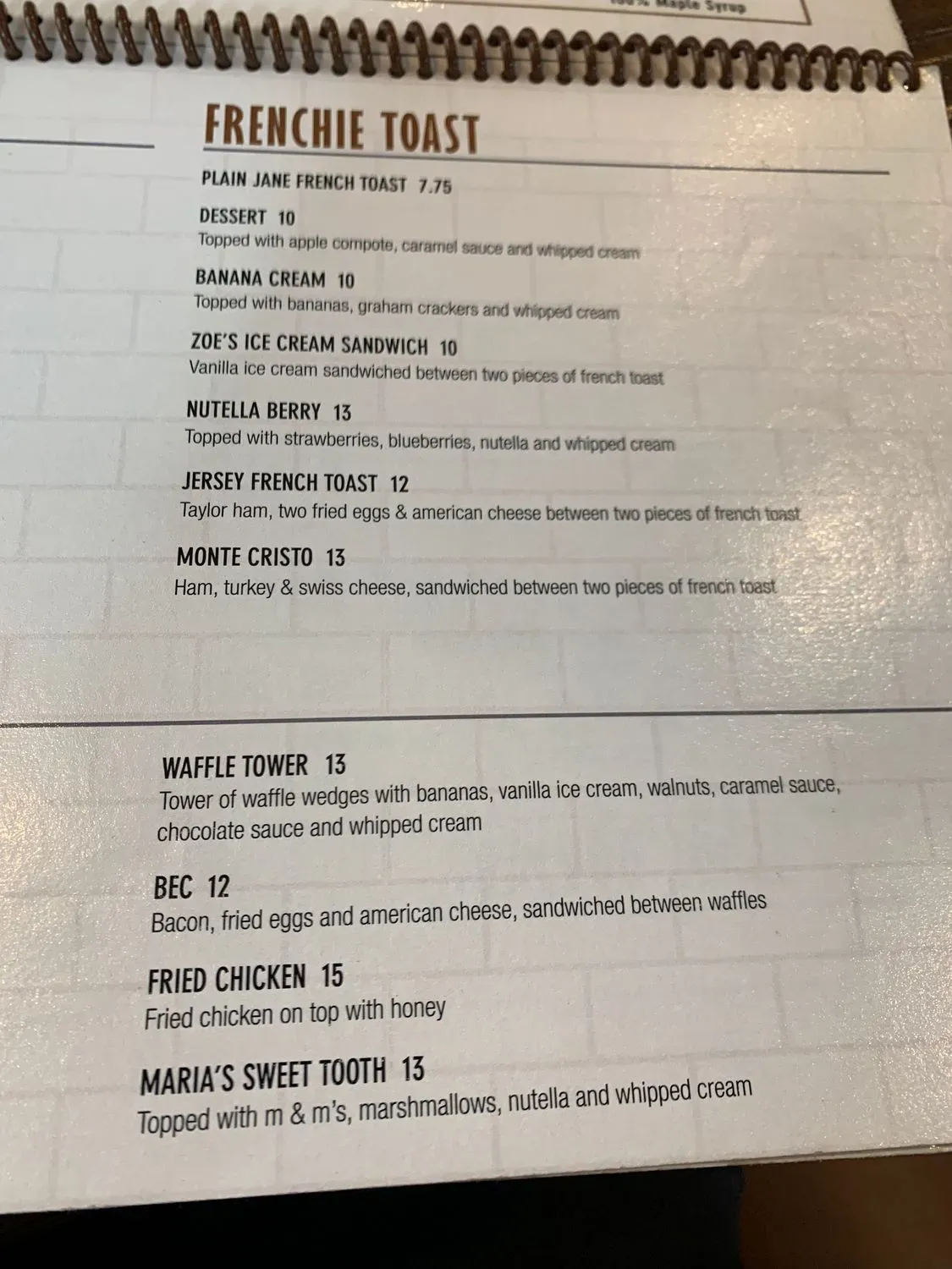 Menu 4