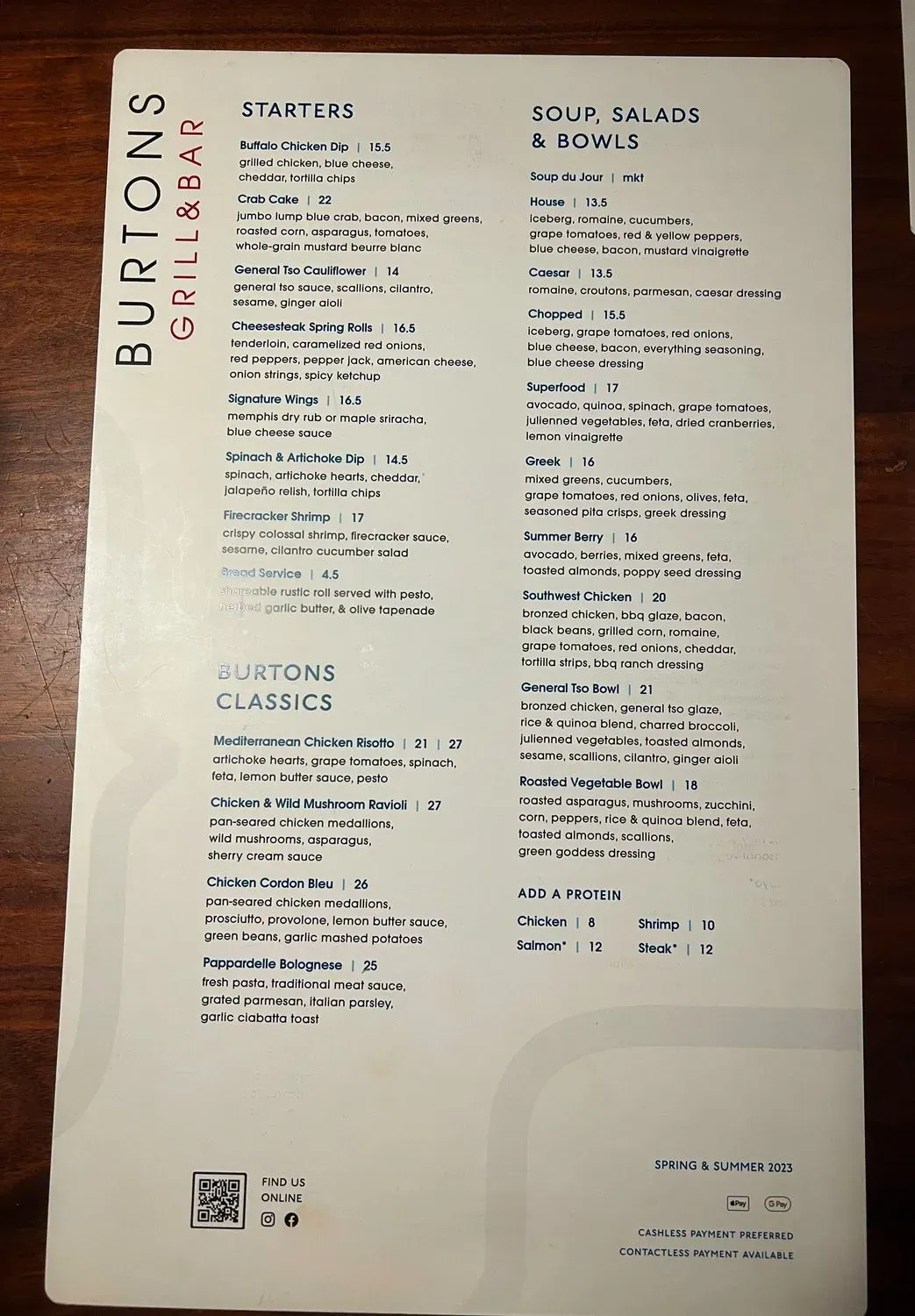 Menu 4