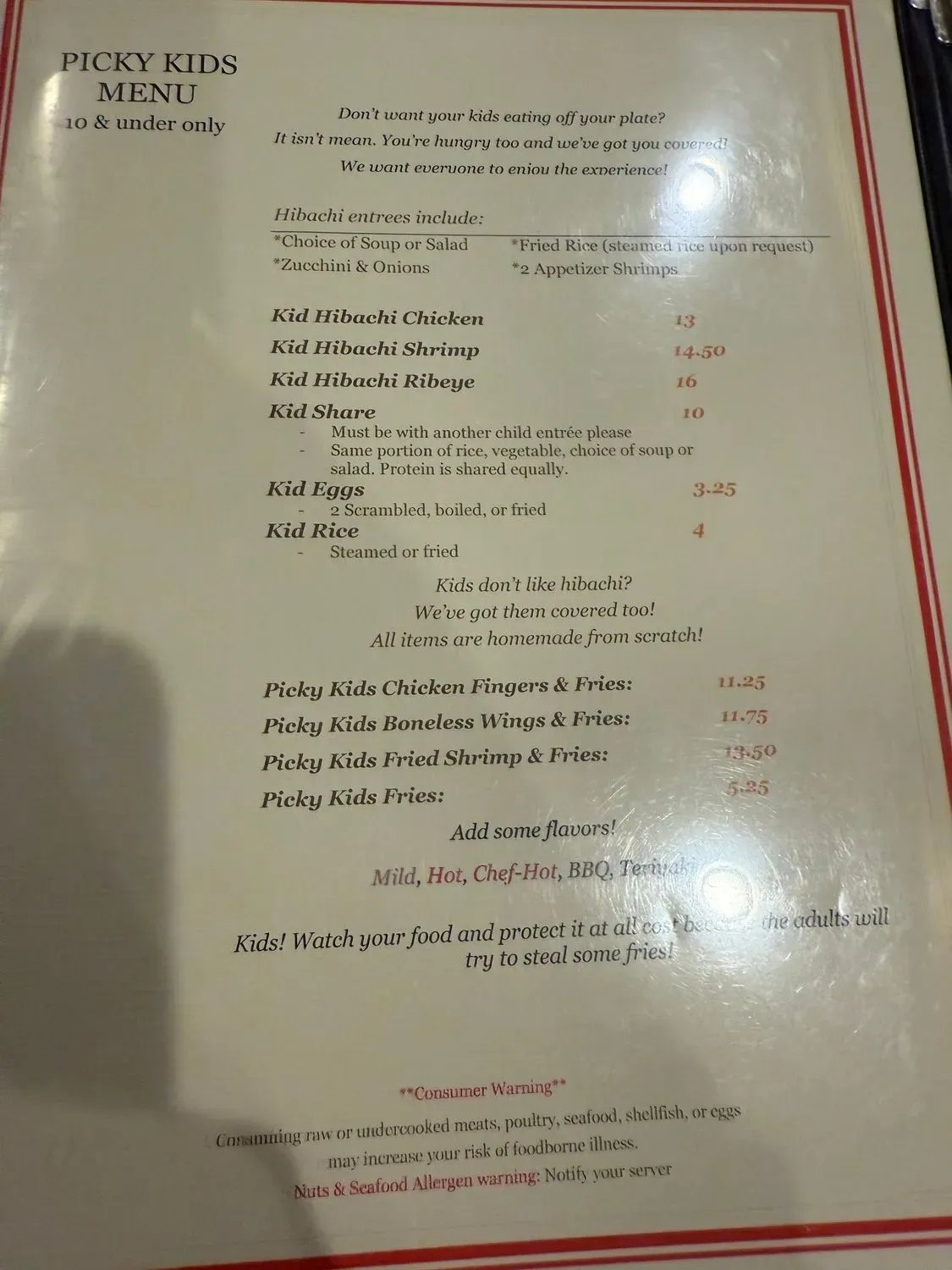 Menu 4