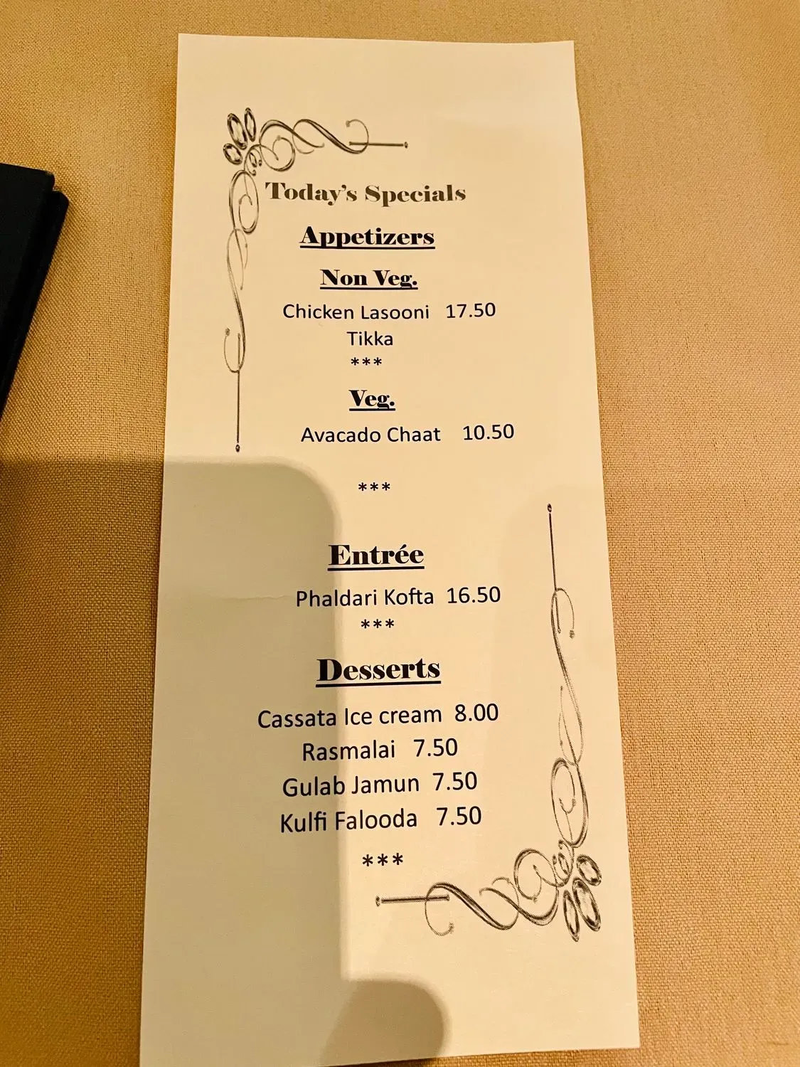 Menu 6