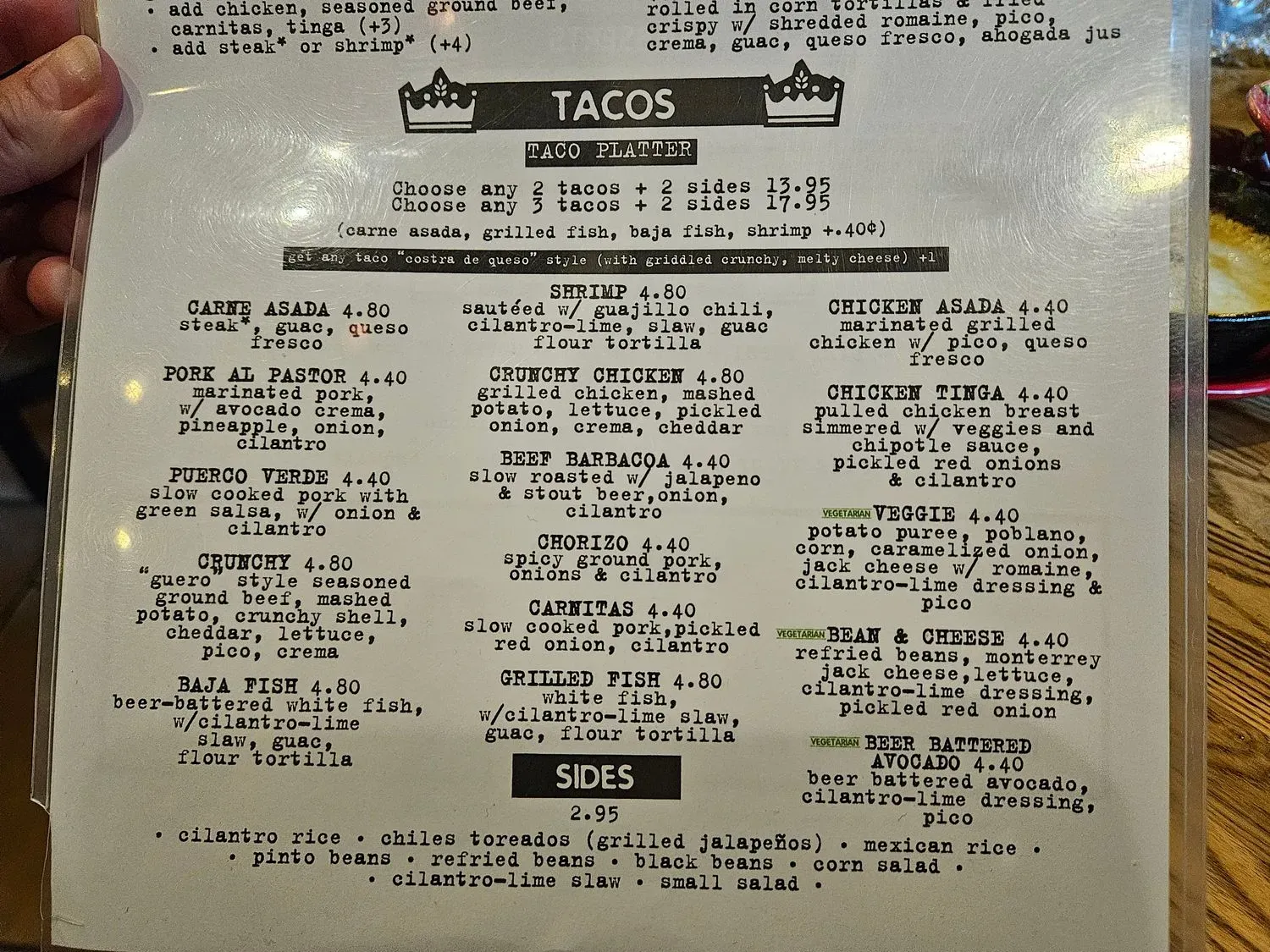 Menu 6