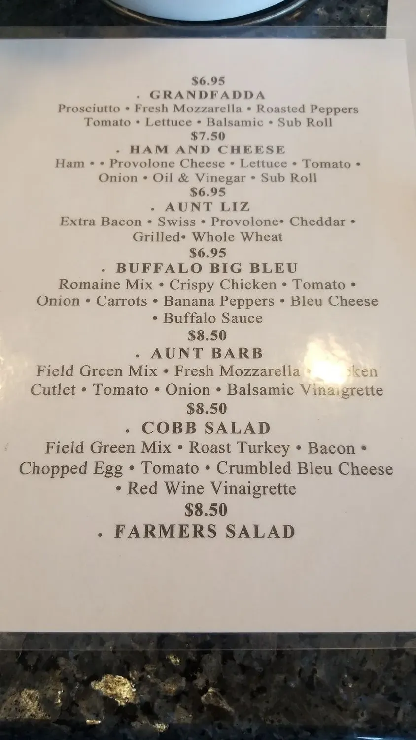Menu 6