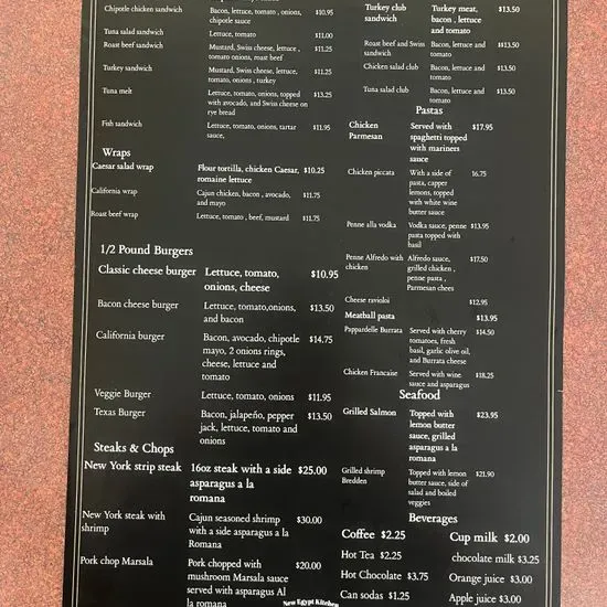 New Egypt Kitchen Menu Plumsted, NJ Checkle