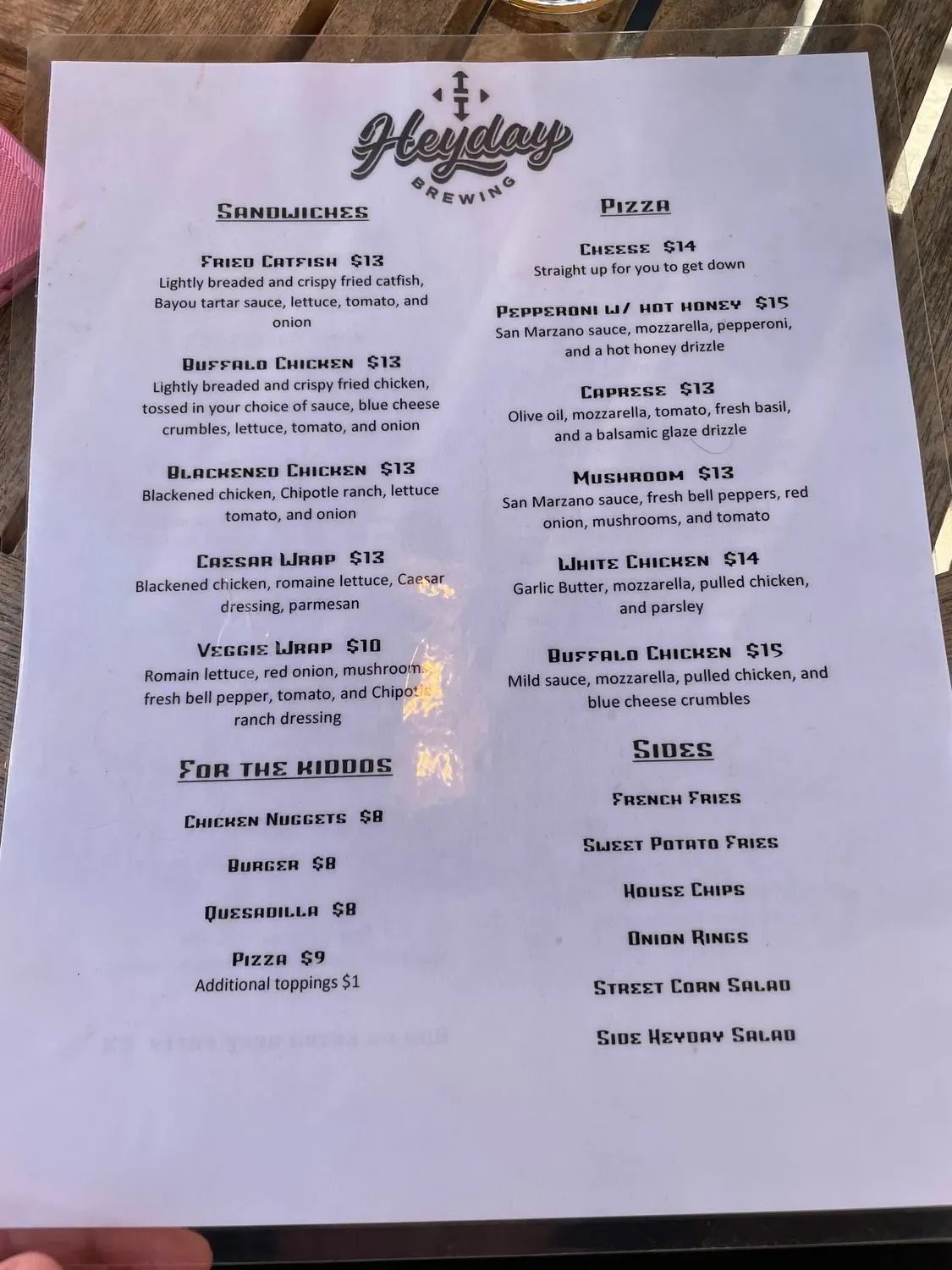 Menu 6